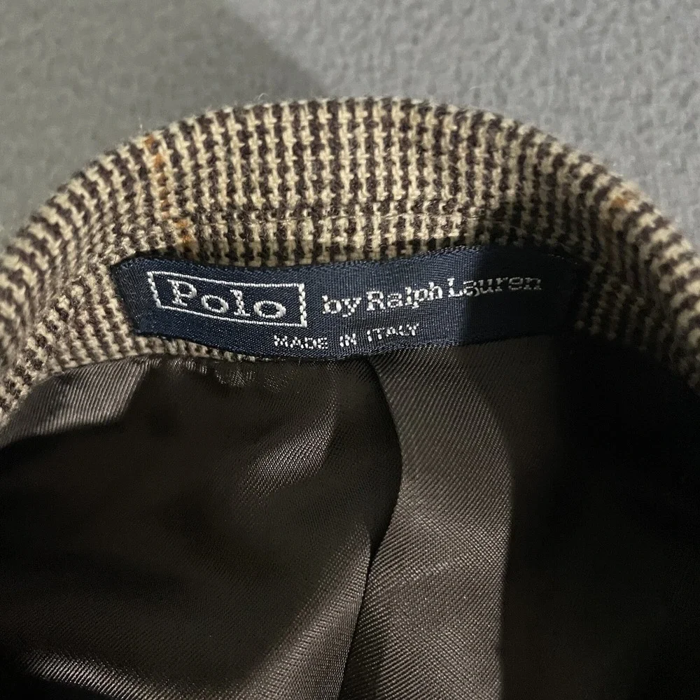 Vintage Polo Ralph Lauren Men's Virgin Wool‎ Plaid Blazer Jacket Sz 41R 2 Button